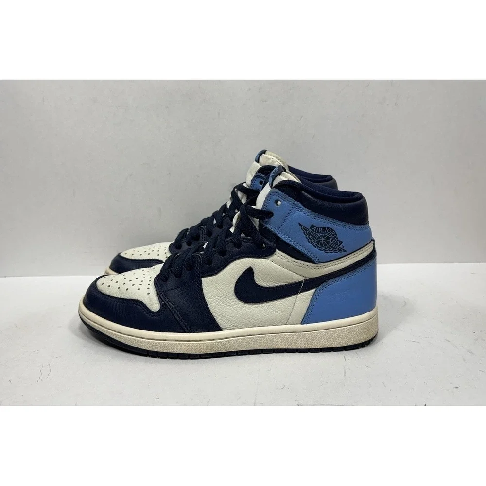 Jordan 1 Retro OG‎ High Obsidian UNC 2019 555088-140 Men's Size 8 Shoes